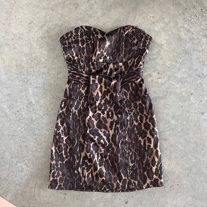 Guess mini dress animal print